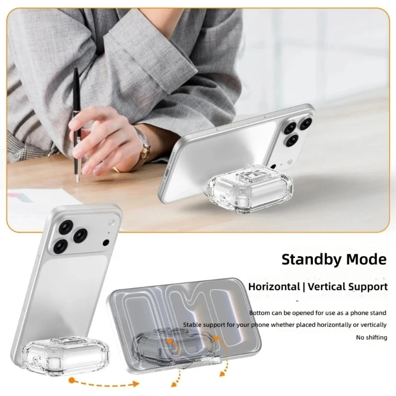 Protective Shell Compatible for Headphone Clear Case, Carabiner Carry Clip and Compact Charging Case Fit 896C