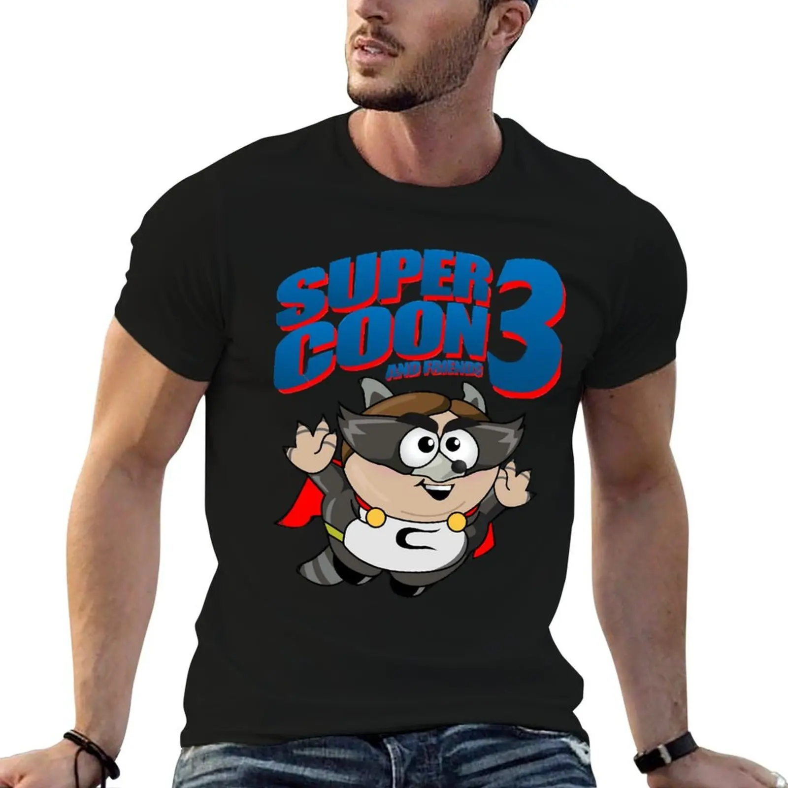 

Coon man Super t shirts casual shirt man men for t shirts t T-Shirt plain man funny