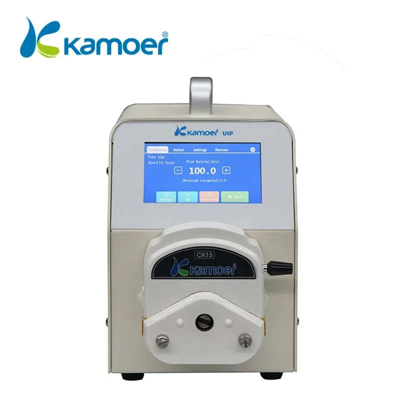 

2025 Kamoer UIP Wi-Fi пульт дистанционного управления с регулируемой скоростью потока перистальтический насос для медицинского оборудования лабораторный перенос жидкости 1300 мл/мл