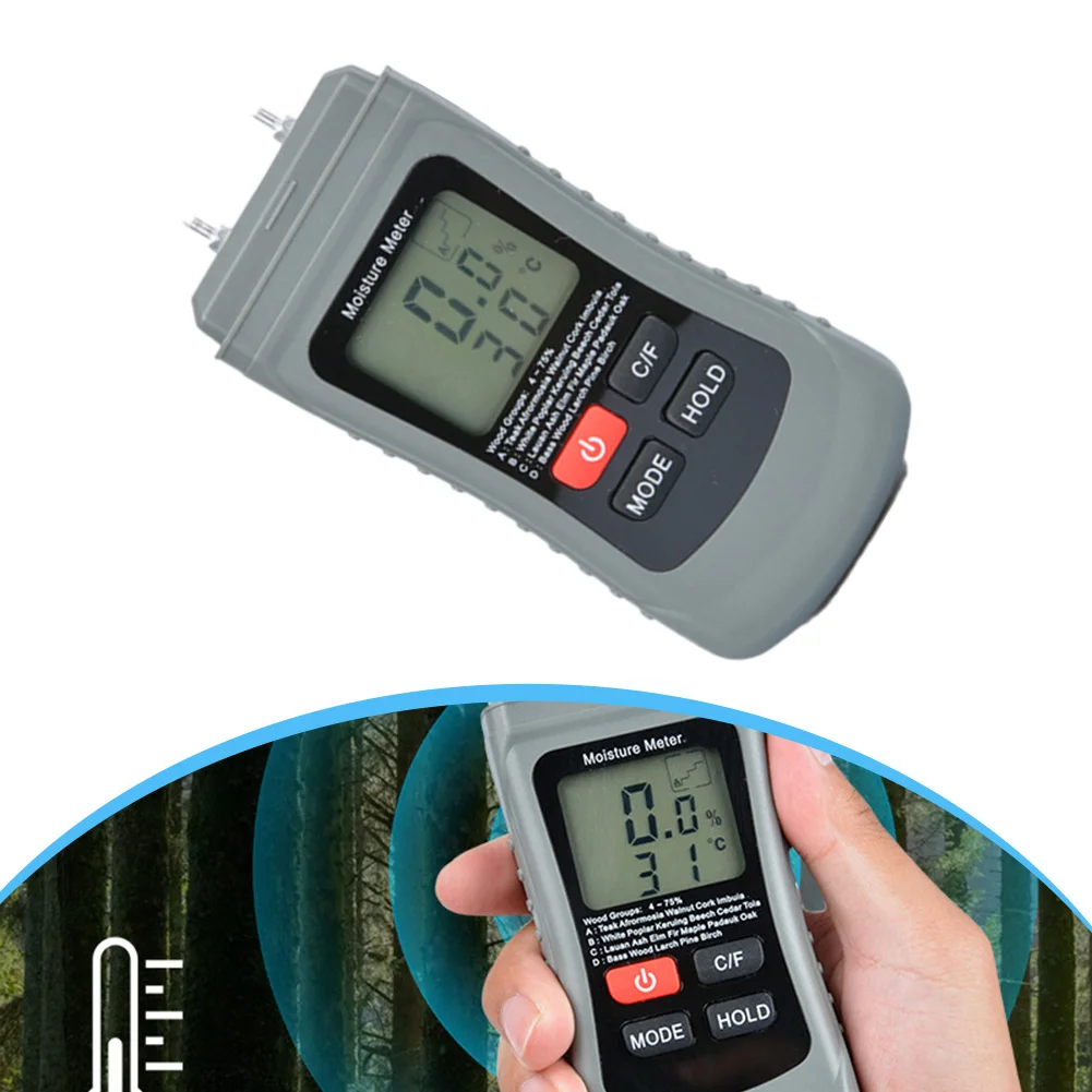 Easy to Use Moisture Detection Device Accurate Readings Across Different Materials; Perfect Addition to Any Toolbox