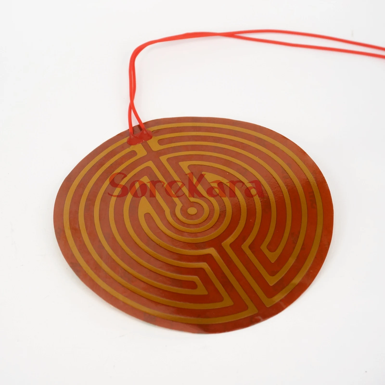 Round/Square 12V/24VDC Flexiable Eeletric Polyimide Film Heater Heating Element for Electrical Wires Oil Tank 3D Print