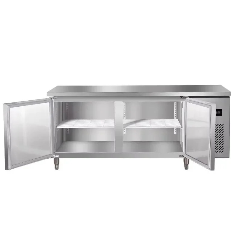 Z189 A65 ثلاجة تجارية فريزر حليب الشاي متجر أفقي مبردة طازجة حفظ خزانة المطبخ الفريزر منضدة #4