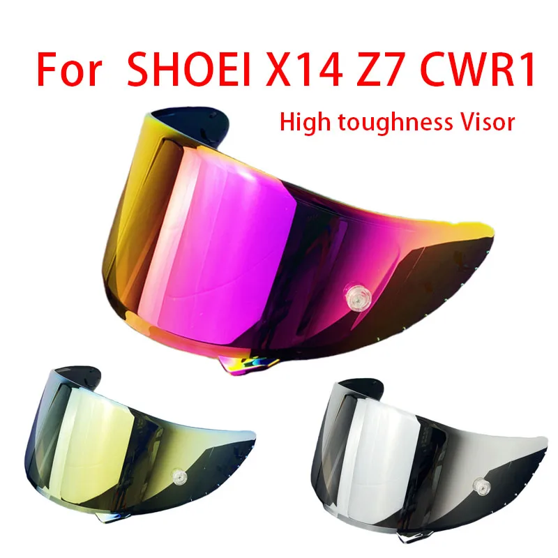 

CWR1 visera para casco для SHOEI X14 Козырек Z7 X14 RF1200 Xspirit NXR Высокопрочный солнцезащитный козырек Аксессуары для мотоциклетного шлема