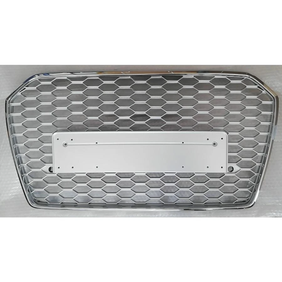 

For RS6 Grill Racing Grills Front Hood Grille Car Front Bumper Grill Center Grille for A6/S6 C7PA 2016 2017 2018