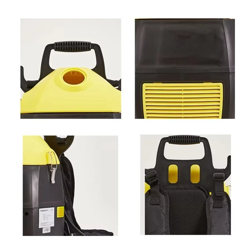 TDB ألمانيا DALX الصناعية الظهر مكنسة كهربائية العناية بالأرضيات تستخدم مكنسة كهربائية منزلية رطبة وجافة