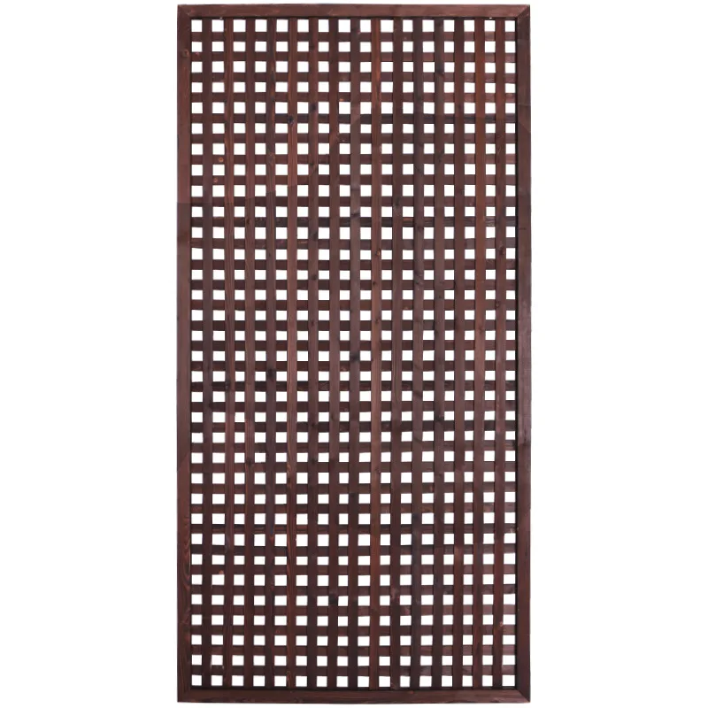Garden Anticorrosive Wood Fence, Garden Fence, Fence Wall, Vine Climbing Frame, balcony, Flower Stand