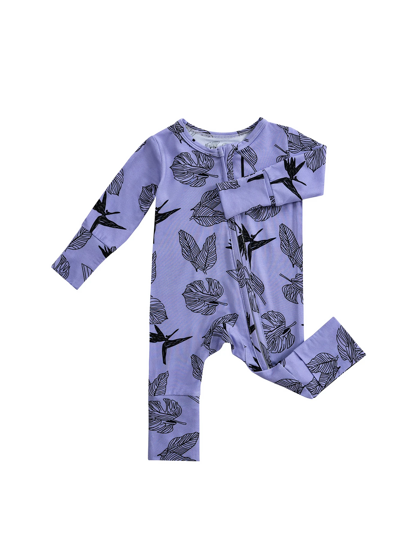 Ultra-Soft Bamboo Fibre Baby Romper | Eco-Friendly Hypoallergenic Unisex Sleepwear/Playwear | 0-24 Months view 5