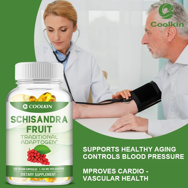 Organic Schisandra Capsules - Enhance Immunity, Detox, Relieve Stress