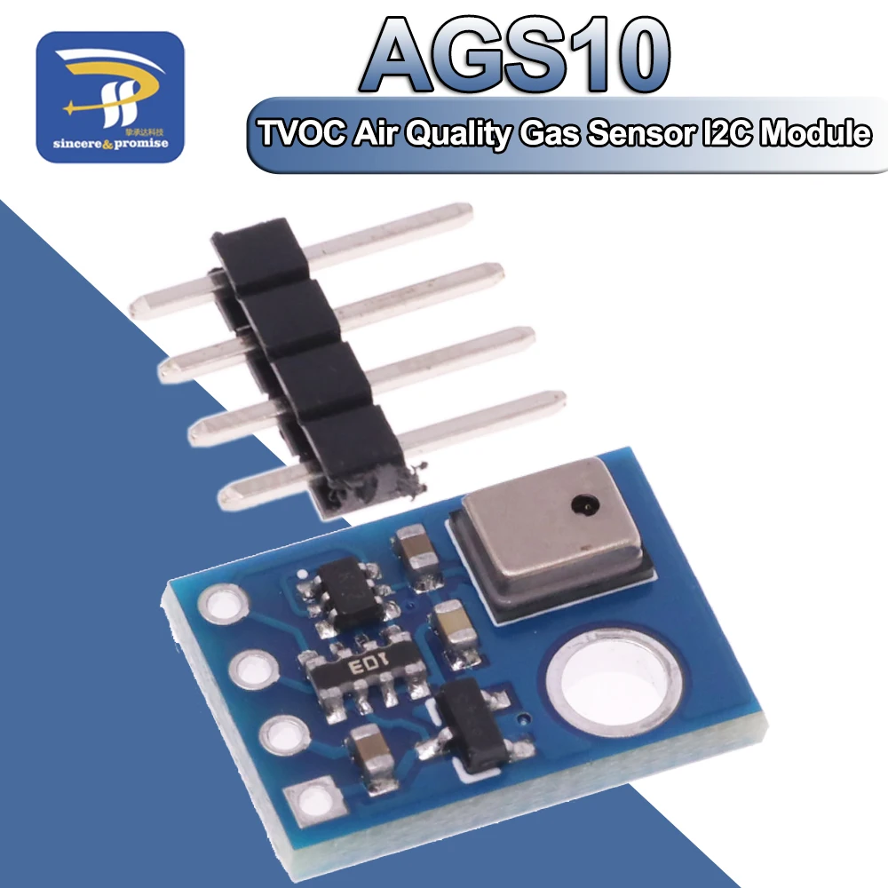 Sincere AGS10 TVOC Air Quality Gas Sensor I2C MEMS replacement for AGS02MA