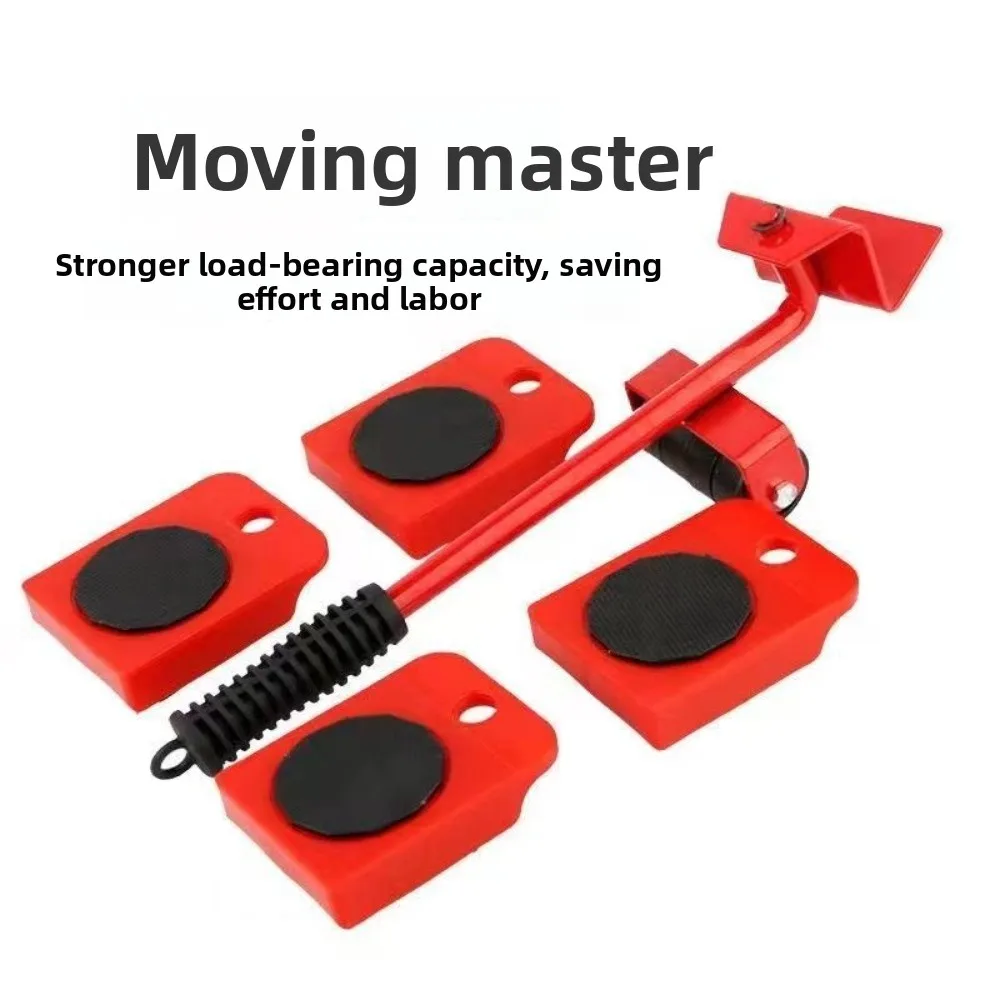 Tragbarer, multifunktionaler Möbellift-Mover, verstellbar mit 4-Rad-Mover, Dolly-Schieber, Hebel, Heimbewegung