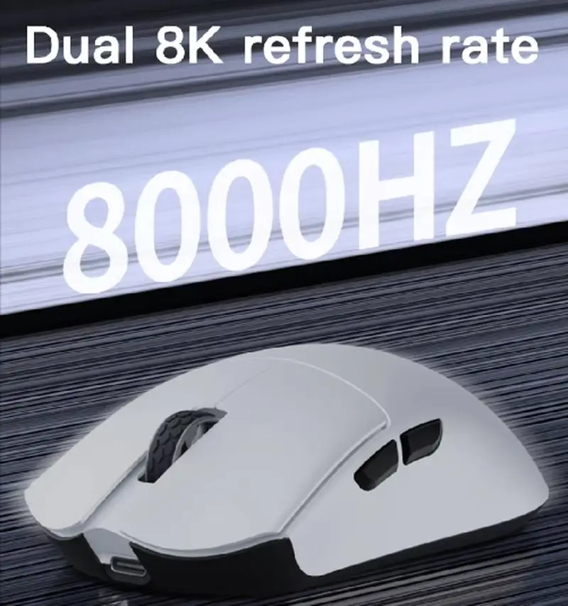 Darmoshark m3v2 três modos 58g design leve sem fio jogo mouse paw3395 longa resistência grande mão design esports mouse presentes