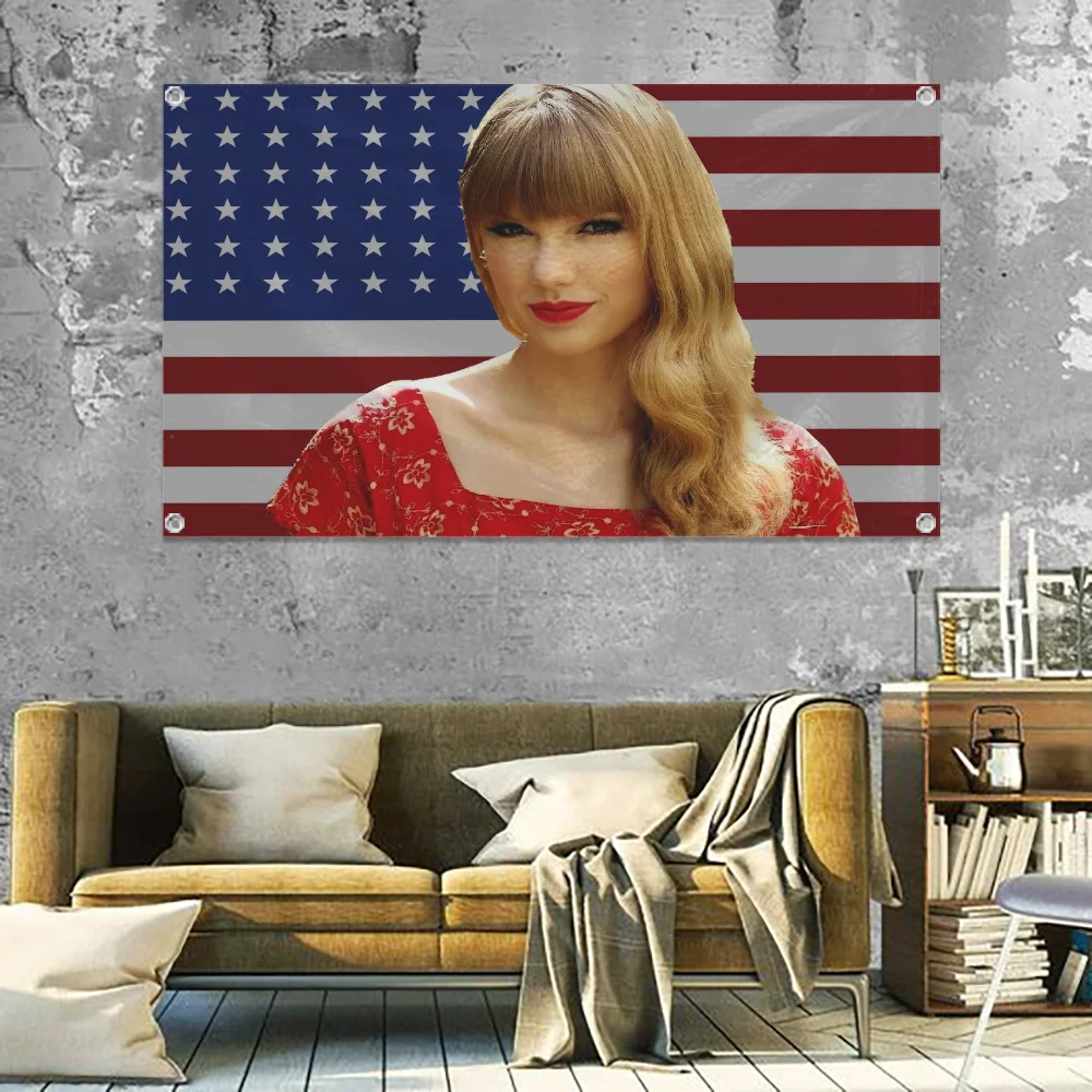 

USA Flag Pride T-taylor Flag Flag to Hang Flags for Rooms Banner Flags for Bedrooms S-swift Garage Decoration Room Decor Y2k