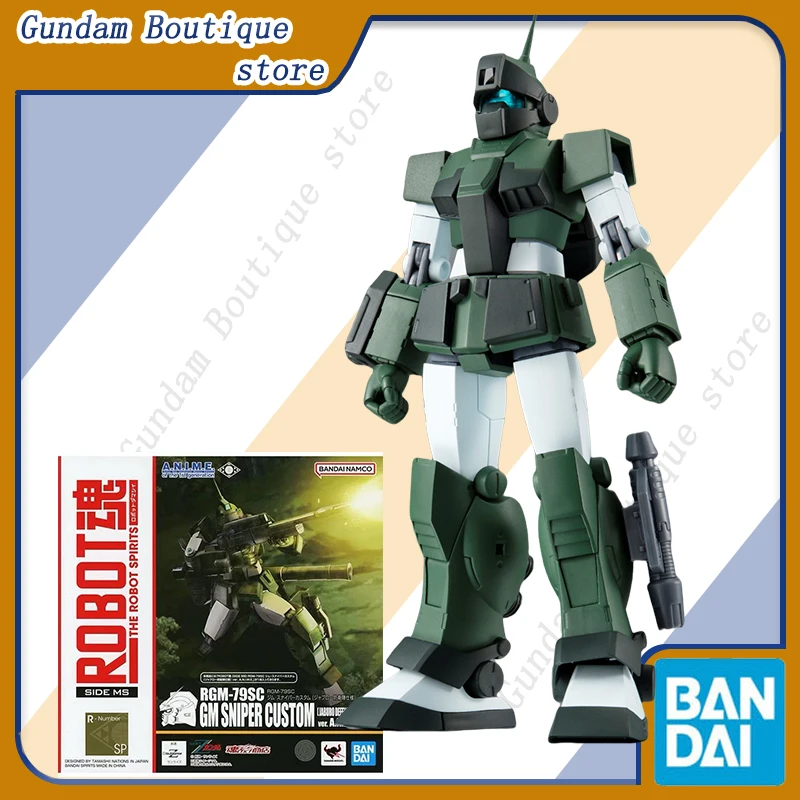 

Bandai Genuine THE ROBOT SPIRITS RGM-79SC GM SNIPER CUSTOM [JABURO DEFENCE FORCES TYPE] ver. Gundam Anime Figure Model Toys Gift