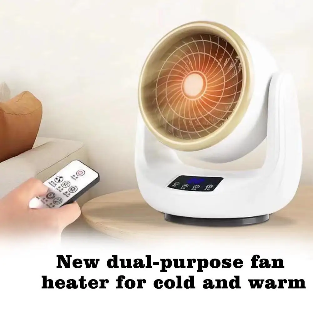 1000W PTC Ceramic Heater Household Speed Hot Air Blower Dual-purpose Hot And Cold Heater Office Energy-saving Small Sun Desktop