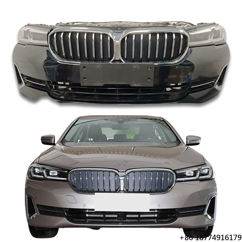 

Suitable for 5 Series G30_G38 LCI Luxury Edition, Front Nozzle, Main Headlight Surround, Car Bumper, Grille, Body Kit