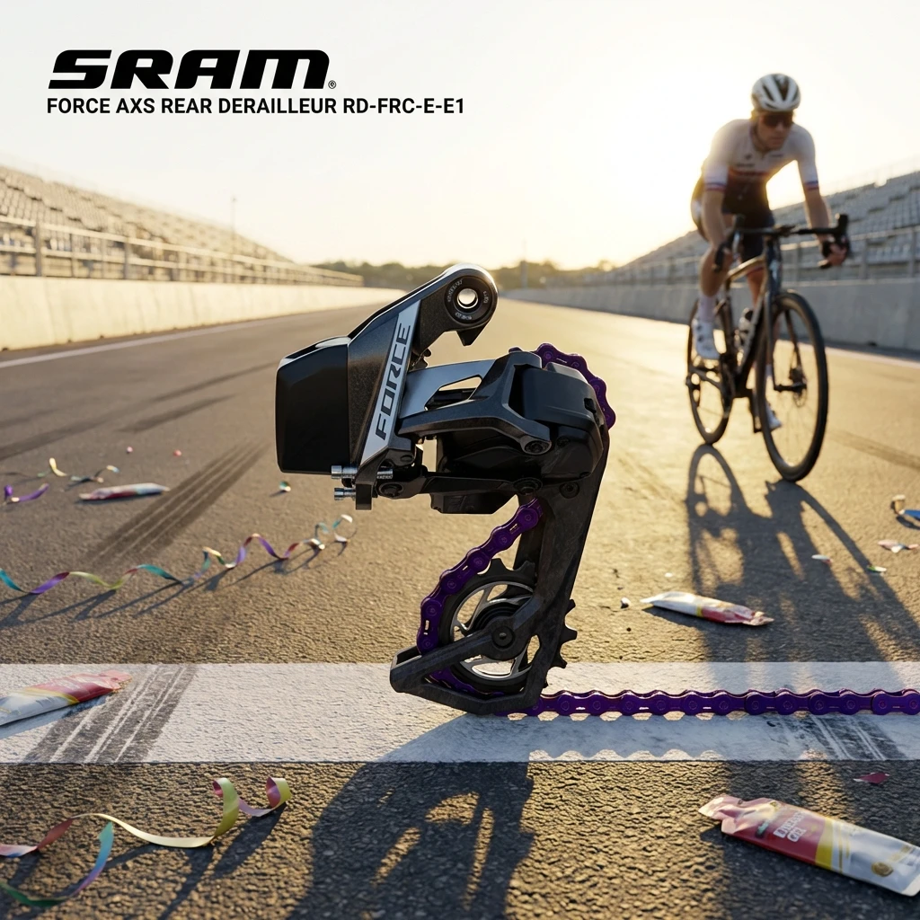 

Задний переключатель SRAM Force AXS, 12 скоростей, карбоновый кронштейн, беспроводной, совместим с кассетами от 10-28T до 10-36T