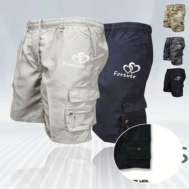 

Мужские тактические шорты-карго, модные карманные военные летние камуфляжные повседневные мужские спортивные шорты для бега и пешего туризма