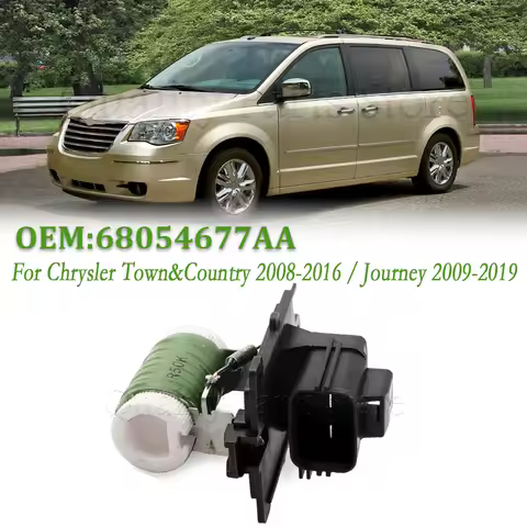 For Chrysler Town&amp;Country 2008-2016 For Journey 2009-2019 For Grand Caravan 2020 Engine Cooling Fan Resistor Car Part 68054677AA