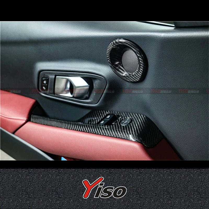 FOR TOYOTA SUPRA A90 Modified Carbon Fiber Armrest Cover patch