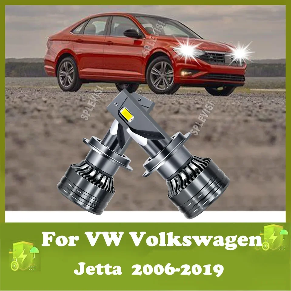 Longer Life H7 Xenon White Lamp Headlight Car Bulbs 6000K For Volkswagen VW Jetta 2006-2012 2013 2014 2015 2016 2017 2018 2019