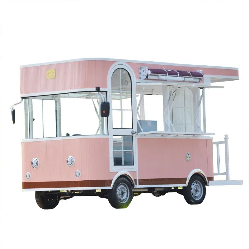 OEM Fast food ice cream mobile food truck trailer