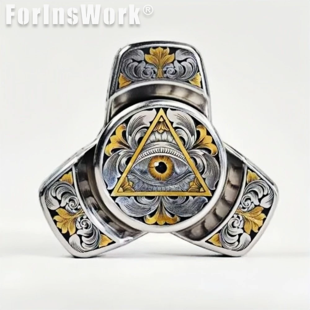 ของเล่นหมุนโลหะแบบมินิมอล C.DEER ของเล่นคลายเครียด ของเล่นหมุนนิ้ว ของเล่นคลายความเครียด