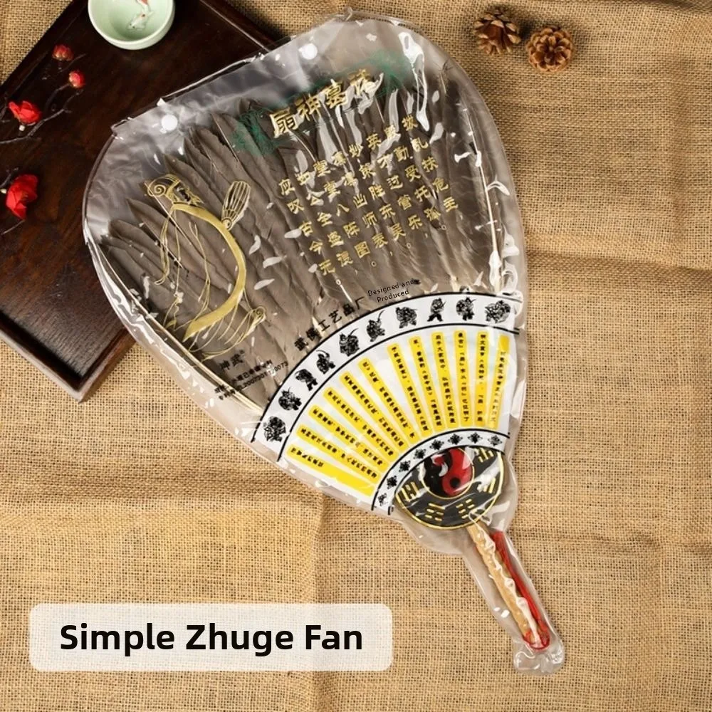 Handmade Vintage Feather Fan Multistyles Photography Props Chinese Style Fan Portable Plastic Craft Hand Fan