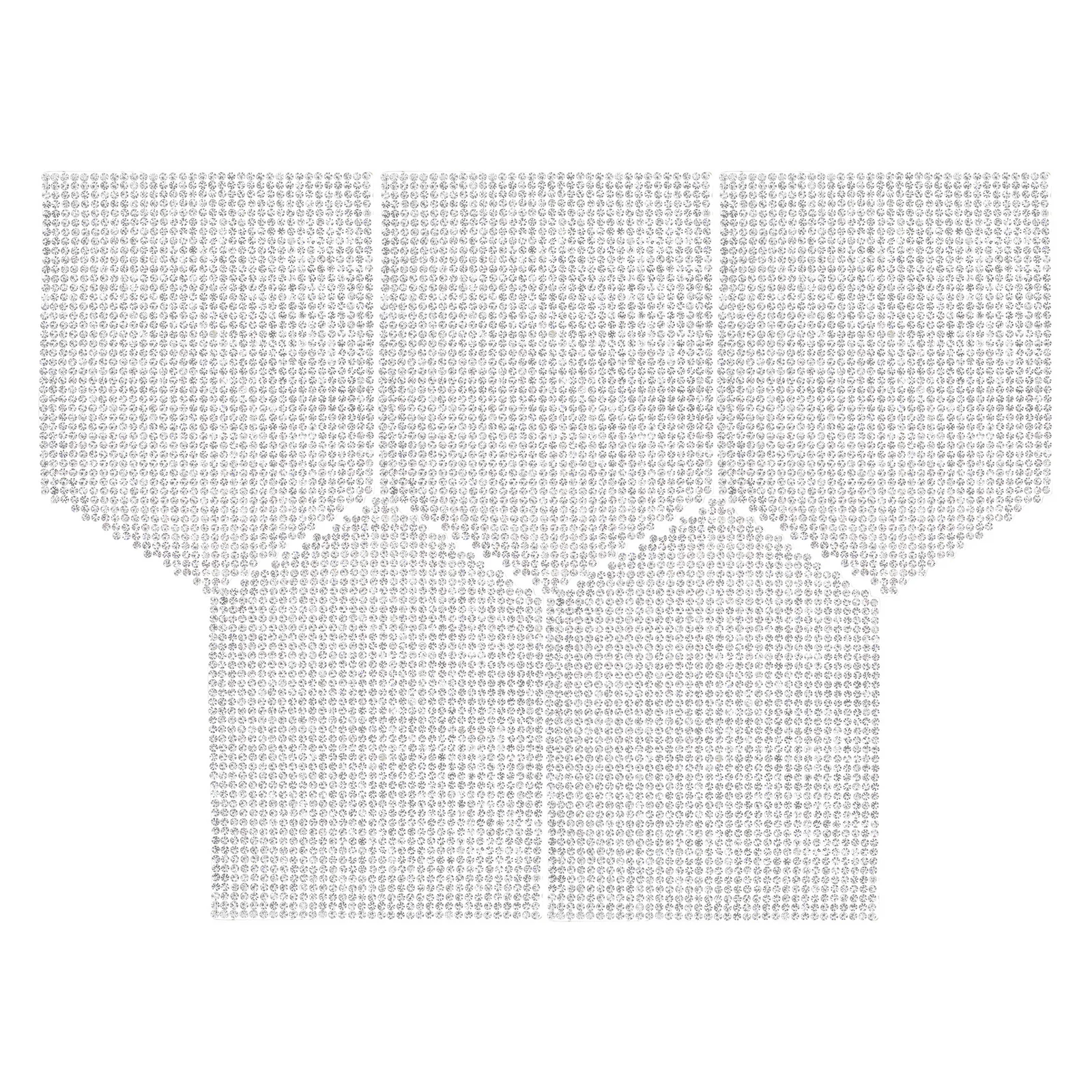 

5Pcs Water Drill Clothing Decor Rhinestone Iron-on Patches for Clothes Repair DIY Crystal Applique Jeans Jacket Embellishment