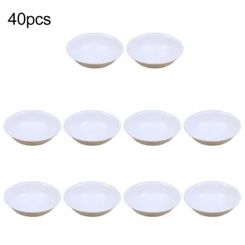 40Pcs Dipping Soy Sauce Cup Plastic Tray Portable Food-Grade Sauce Bowl Seasoning Dish…