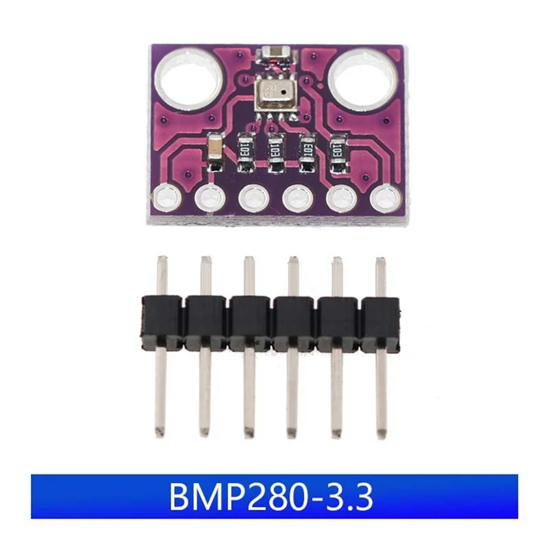 โมดูลดิจิตอลควบคุมอุณหภูมิโมดูลเซนเซอร์วัดความดัน BME280-3.3 BMP280-3.3V BME280สำหรับ BMP280 Arduino 5ชิ้น