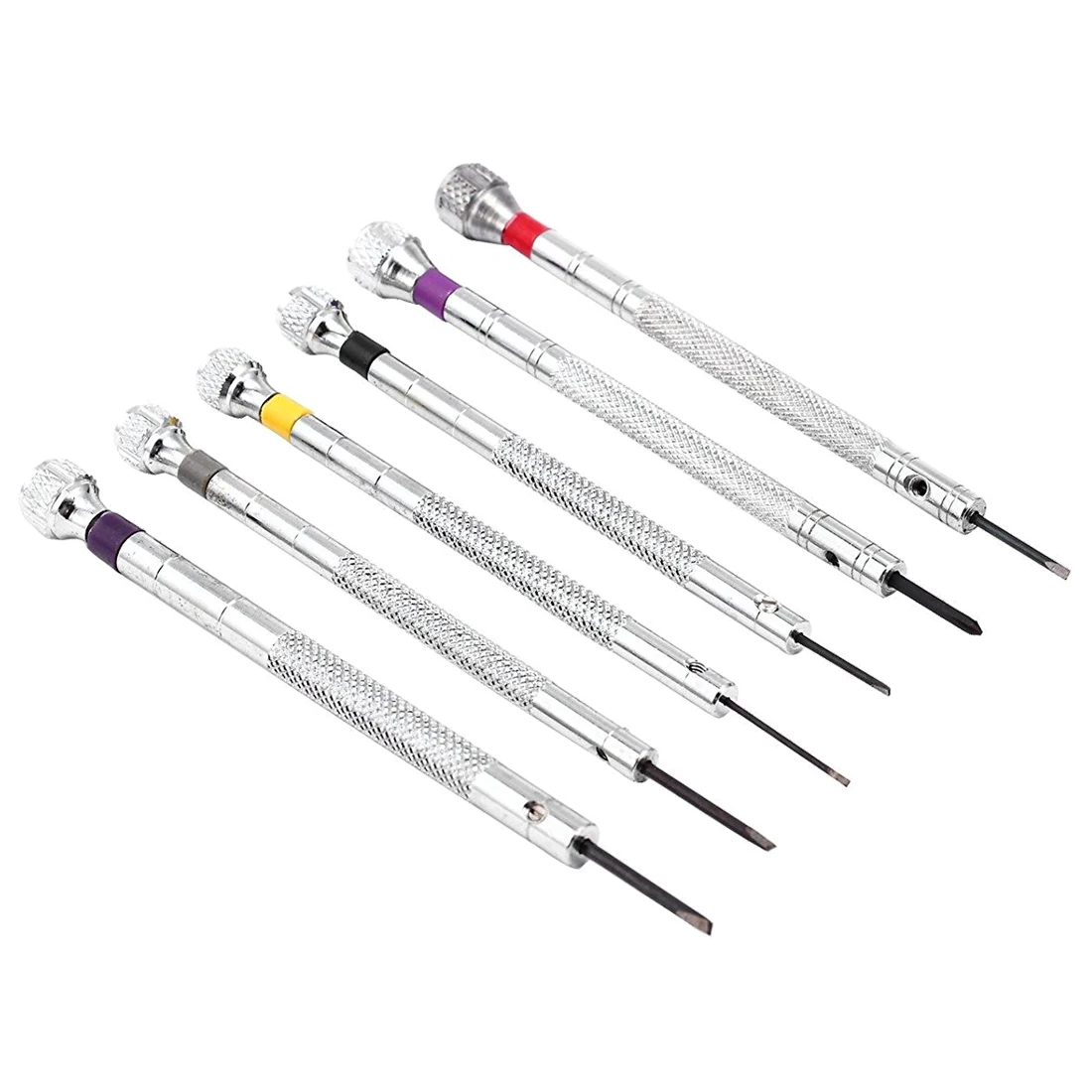 6 Piece Mini Precision Jewelers Screwdriver Set Watchmaker Tools