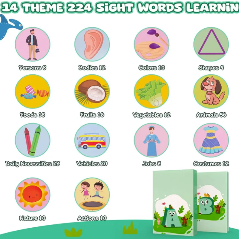 Children's puzzle flash memory card card machine Multilingual early education card machine for children