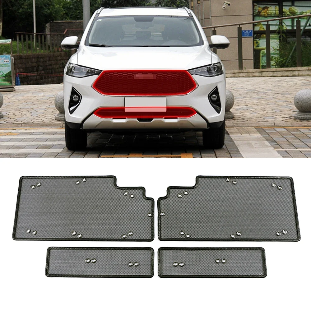 

For Haval F7 F7X 2019 2020 Front Grills Insect Net Radiator Condenser Protective Cover Anti Insect Sand Mesh