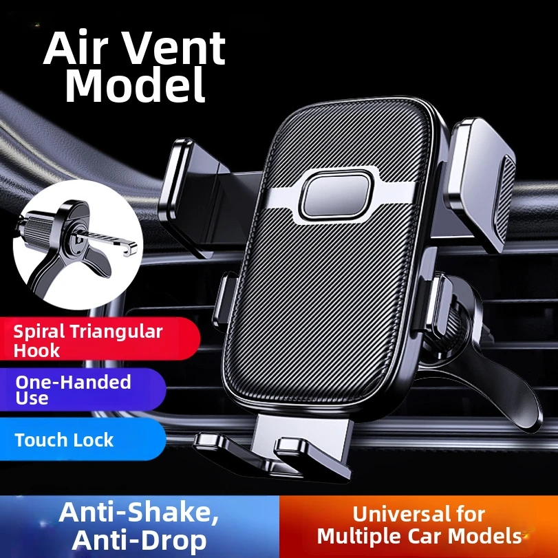 

New Universal Plastic Spiral Inverted Hook Multifunctional Navigation Phone Holder For Car