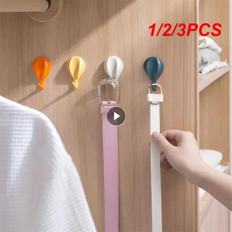 

1/2/3PCS Material Abs Material Hot Air Balloon Wall Hanging Beautiful And Practical Hook Size 6.5cm 4cm Pylons Hard And Smooth