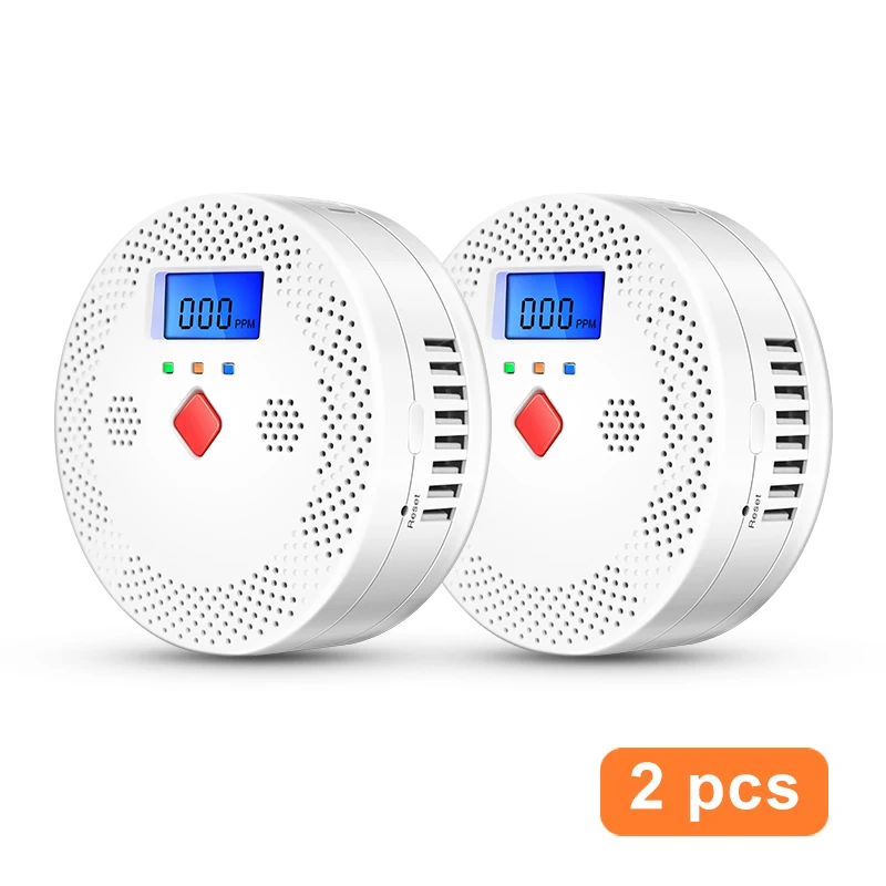Tuya WiFi Smart Koolmonoxide Detector Alarm 85dB Geluidswaarschuwing LCD Digitale Display Thuis Indoor Real-Time CO Monitor Vergiftiging