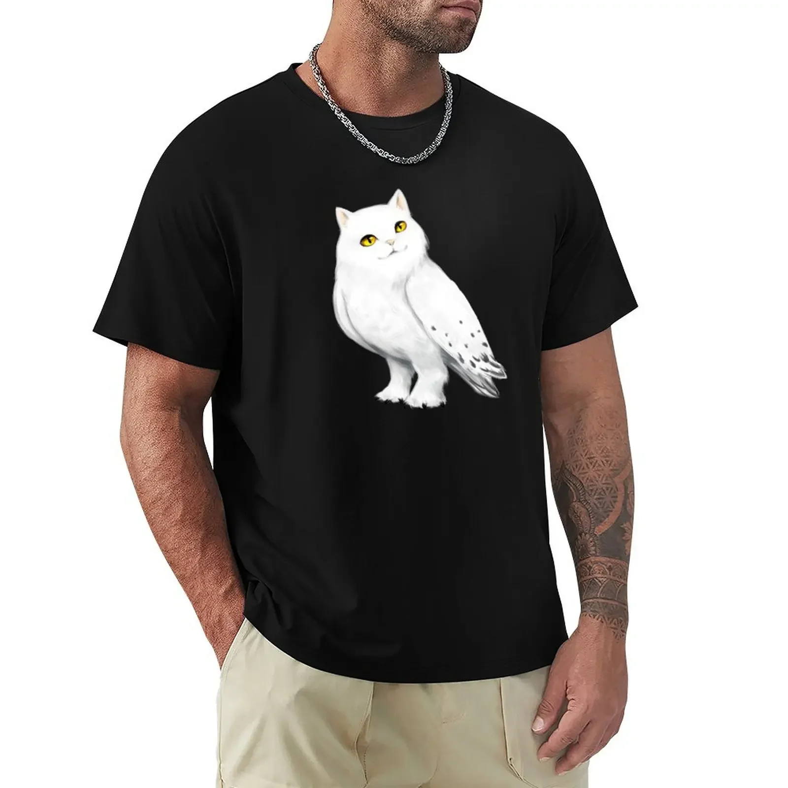 

Cat or Owl Meowl! T-Shirt graphics customs design your own basketball graphic tees cotton t shirt men