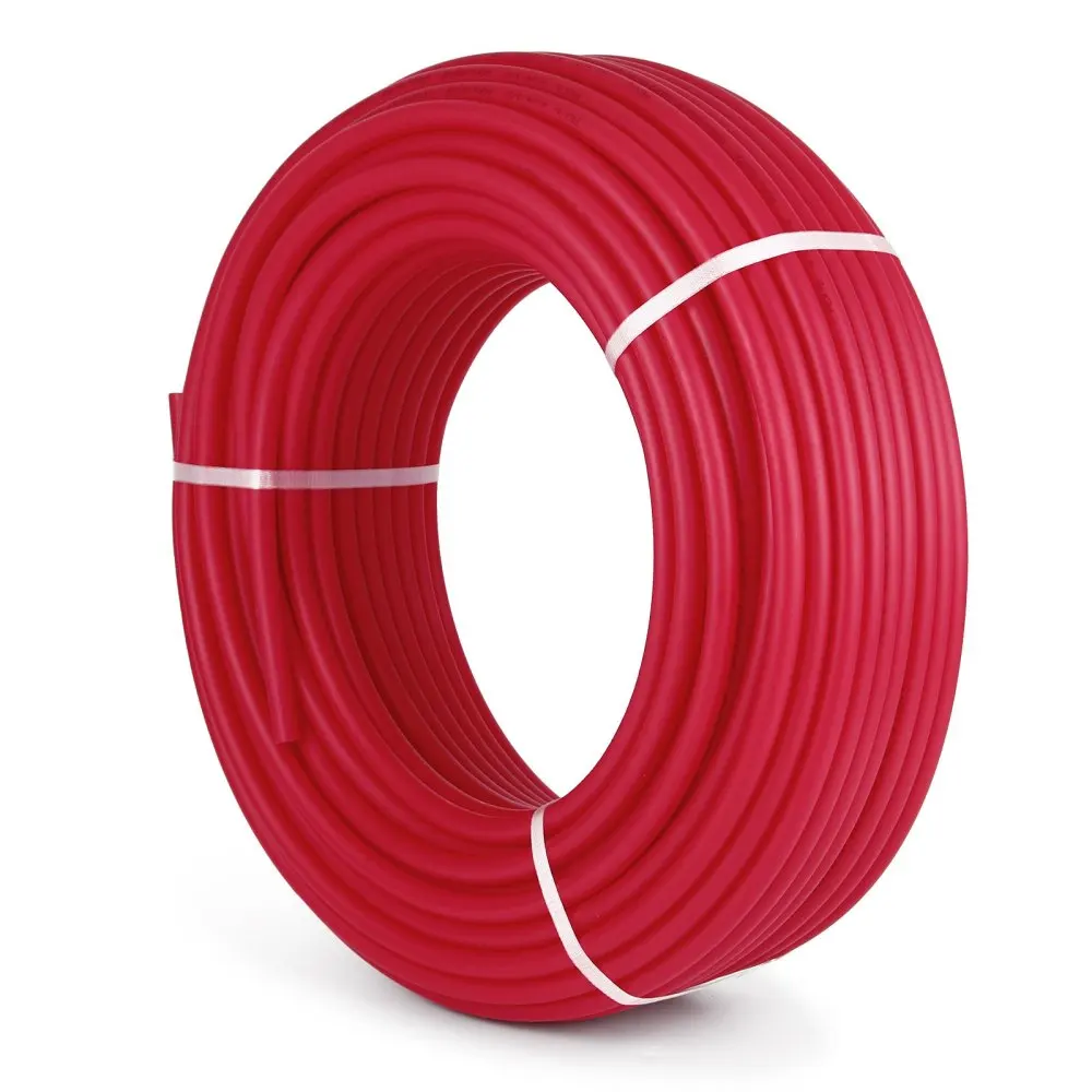 

3/4"×500Ft Red PEX-B Tubing (O2 EVOH Oxygen Barrier) for Hydronic Radiant Floor Heating System