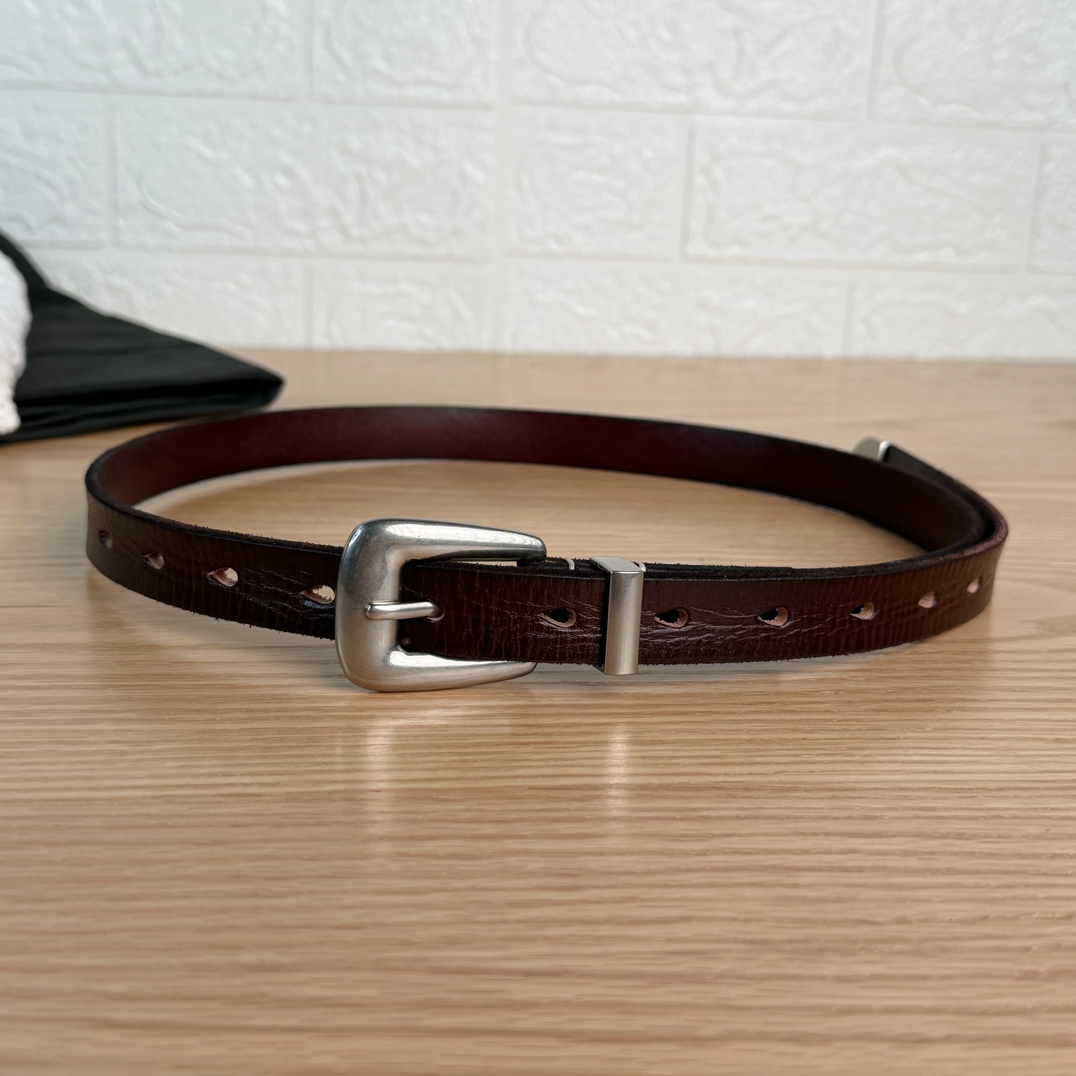 المرأة خمر جلد البقر الحقيقي مشد الإناث Cummerbund معطف حزام فستان Decration حزام ضيق J1714