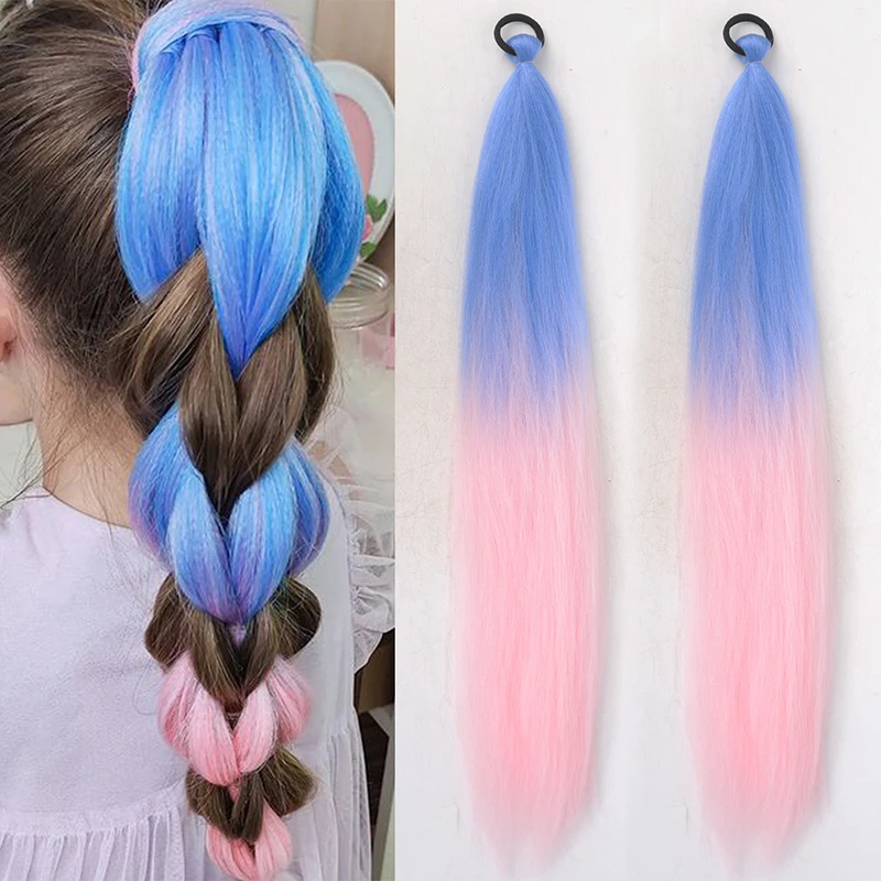 Synthetic Two pieces DIY Hair Extensions Hair Tinsel 26