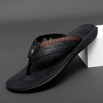 WAERTA 남성용 쪼리 하이 퀄리티 비치 샌들, 미끄럼 방지, 캐주얼 신발, 여름 슬리퍼, 신제품 