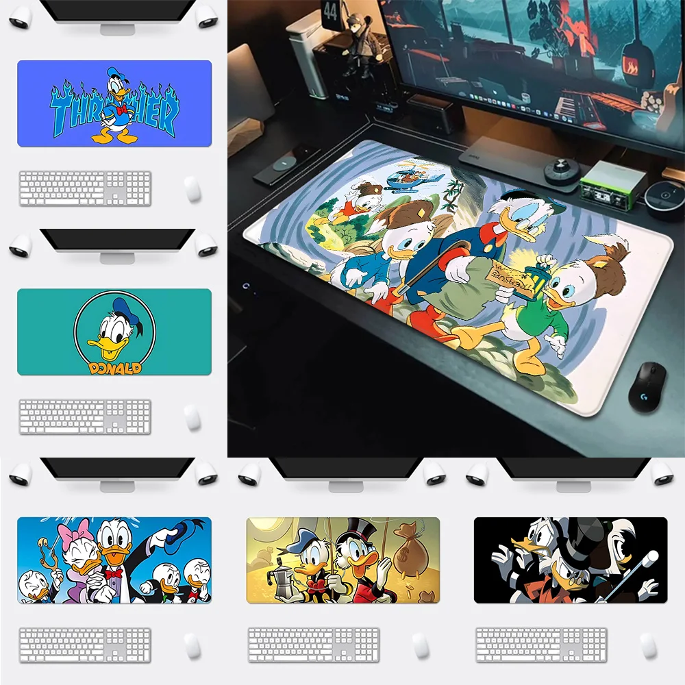 

Cute funny Donald Duck Mousepad HD Printing Computer Gamers Locking Edge Non-slip Mouse Pad XXL90x40cm Keyboard PC Desk Pad