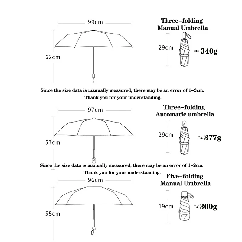 Umbrella Music Cat Fashion Automatic sun umbrellas Wind, rain, UV resistant Anti rebound portable folding rain umbrella Parasol