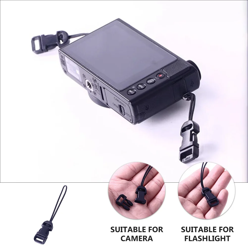 10 PCS Phone Lanyard Camera Buckle QD Connector Appendix Adapter for Neck Strap Accessories Black Quick Release