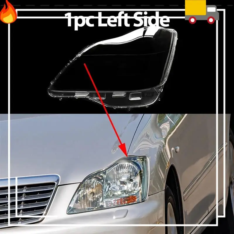 

Left Car Headlight Lens Cover Head Light Lamp Lampshade Front Light Shell For Toyota Crown 2005-2009 Parts