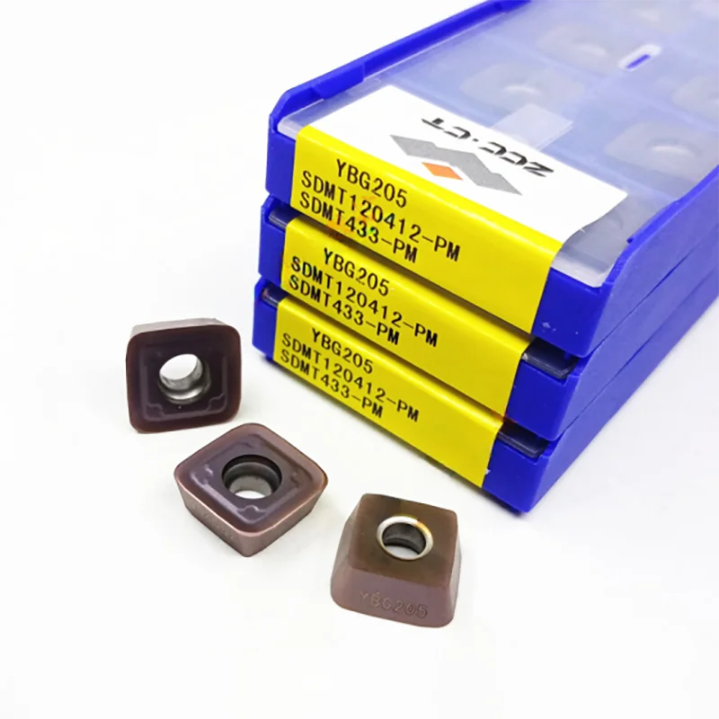 ZCC.CT SDMT06T208 SDMT090308 SDMT09T312 SDMT120412 YBG202 YBG205 YBG212 YBC302 YB9320 YBD252 Carbide Insert SDMT Inserts