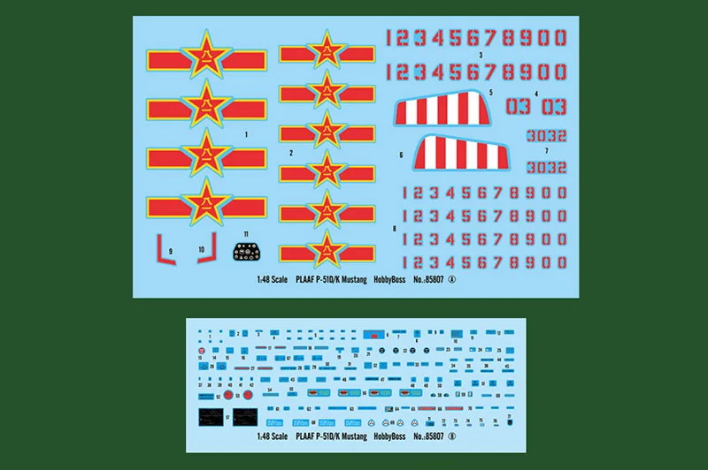 Hobby Boss 85807 1/48 китайский истребитель PLAAF P-51D-K Mustang Warcraft комплект самолета TH06033-SMT6