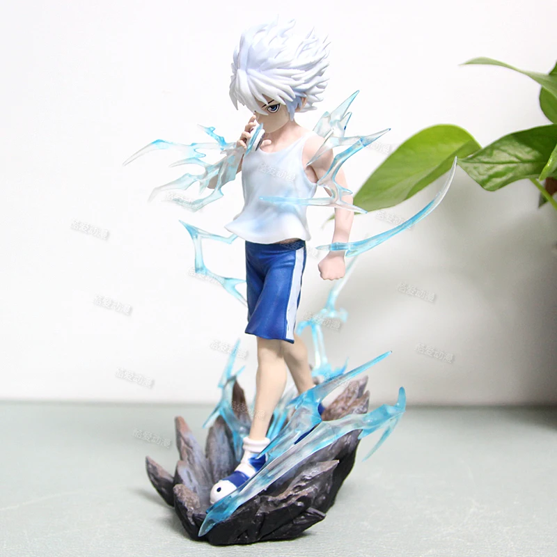 Nuevas Figuras De Anime Hunter × Hunter Killua Zoldyck Figura  AccióN De Manga Modelo Pvc Estatua Coleccionable Ornamento