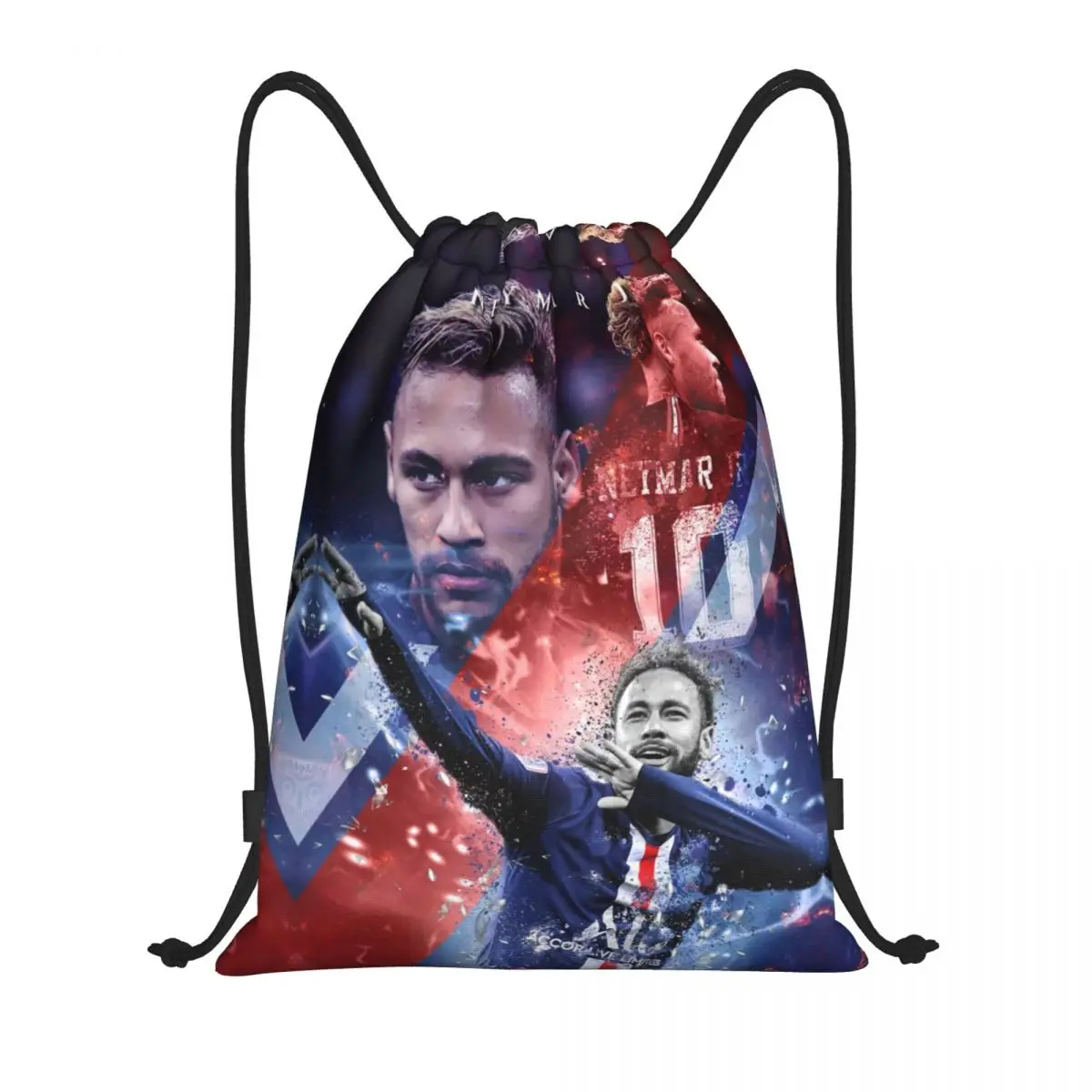 Neymars And Da Silvas Cute Drawstring Bags Gym Bag Infantry pack Sports activities Backpack Nerd