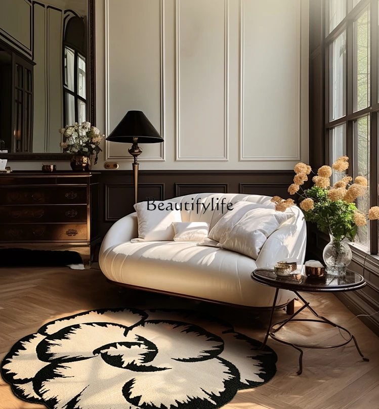 Special-Shaped Carpet Modern Minimalist Advanced Atmosphere Study Bedroom Bed Mirror Side Blanket